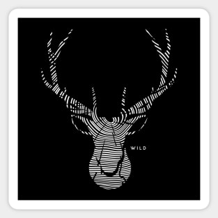 wild-wood-deer Sticker